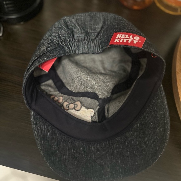 Y2K hello kitty denim hat, girls one size - Picture 2 of 3